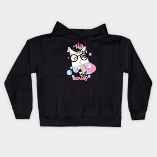 Boba Cat Lover Kids Hoodie